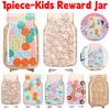 1piece-Kids Reward Jar With Star Dinosaur Classroom Classroom Reward Jar with Standing Base Chore Chart Gifts For Kids Birthday