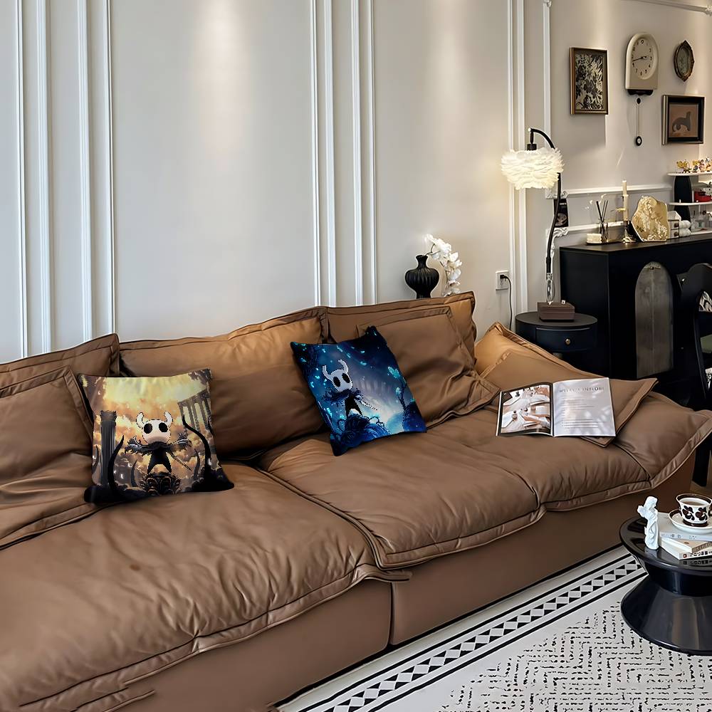 H-Hollow Knight Kissenbezug 30x50 Polyester Sofakissen Dekorative Wurfkissen Heimdekoration Kissenbezug