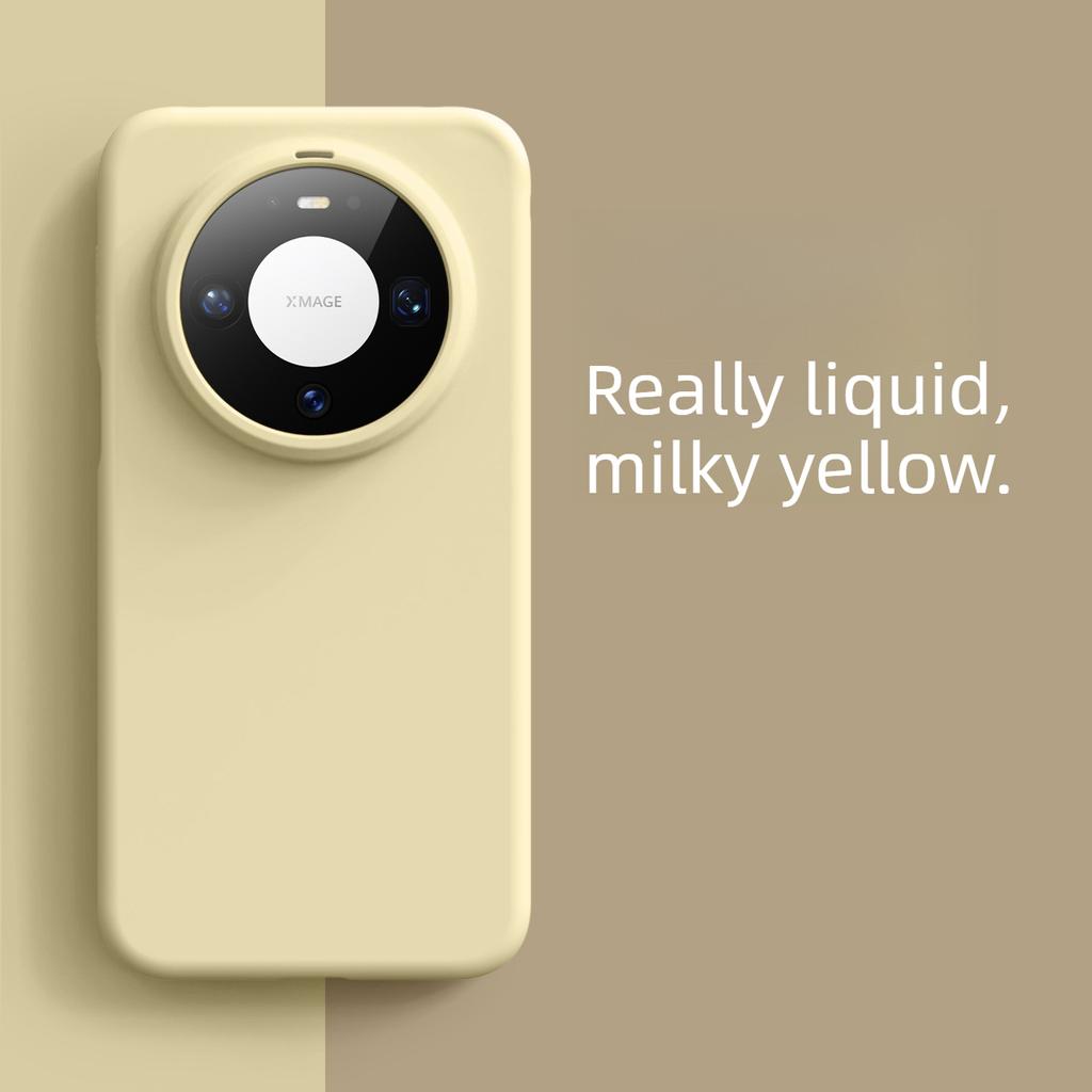 Large-pore Liquid Silicone Case for Huawei Mate 80 Pro, Skin-feeling Pura80pro Solid Color Shockproof Soft Case