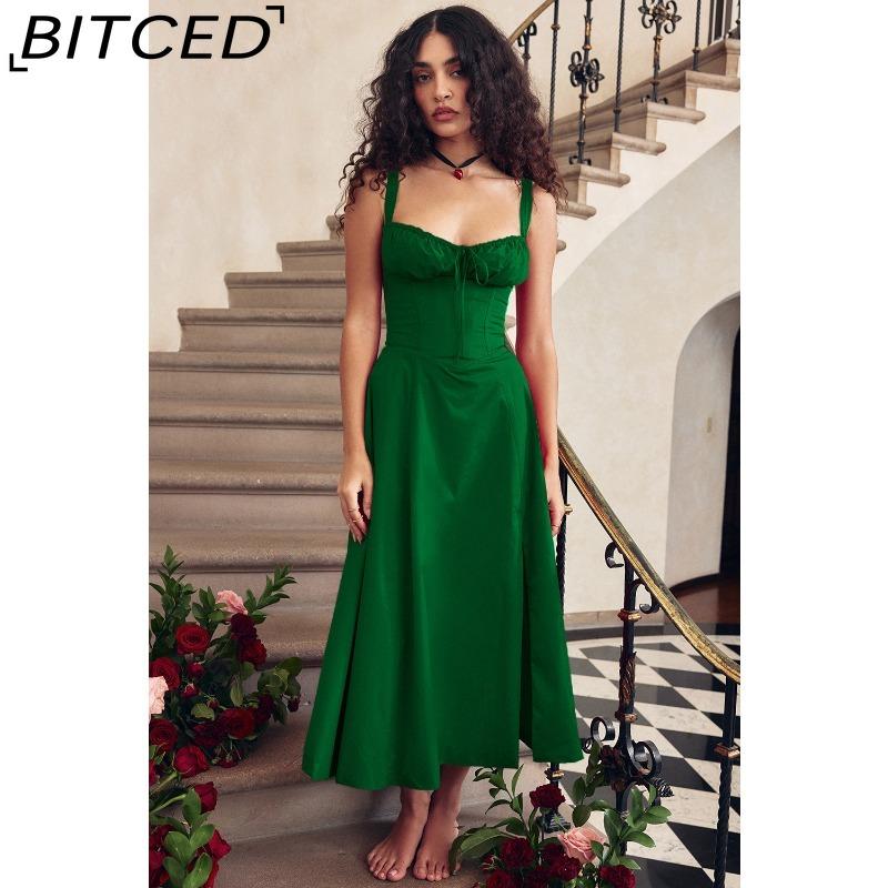 BITCED Summer-inspired Chic and Sophisticated Strapless Dress for Women