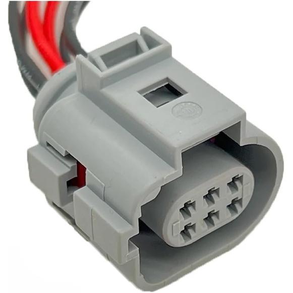 Złącza elektryczne samochodowe 6-pinowe złącze żeńskie zaworu EGR pl;/ug Wiązka przewodów Pasuje Kompatybilna 1J0 973 713 G 1J0973713G 42121200 Z 15cm