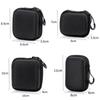 New Hard Shell EVA Storage Box Black Portable Pouch Carrying Bag Mini Zipper Earphone Case for Earphone