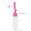 Comb Hair Dye Bottle, Coloring Dispensing Bottle for Home, Salon