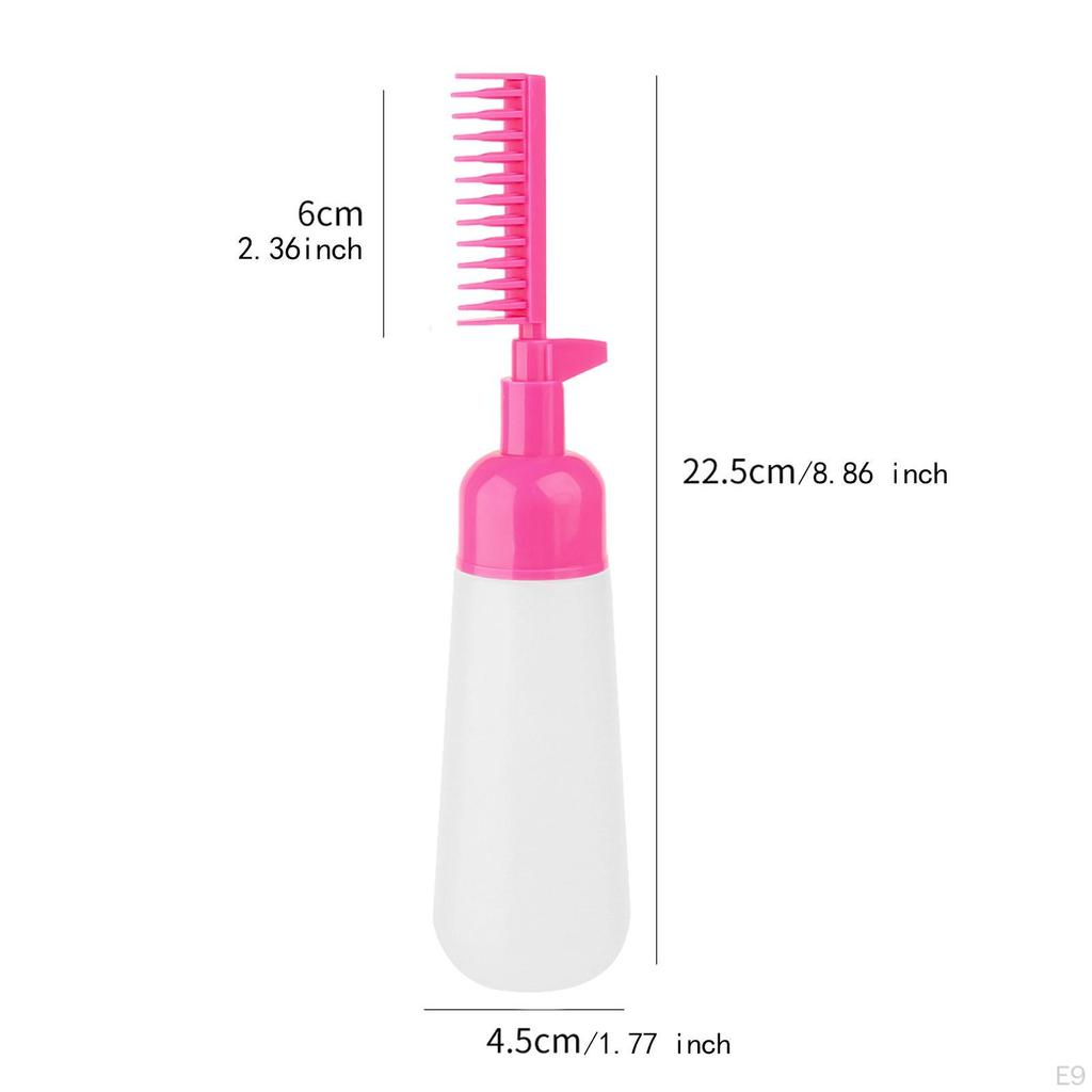 Comb Hair Dye Bottle, Coloring Dispensing Bottle for Home, Salon