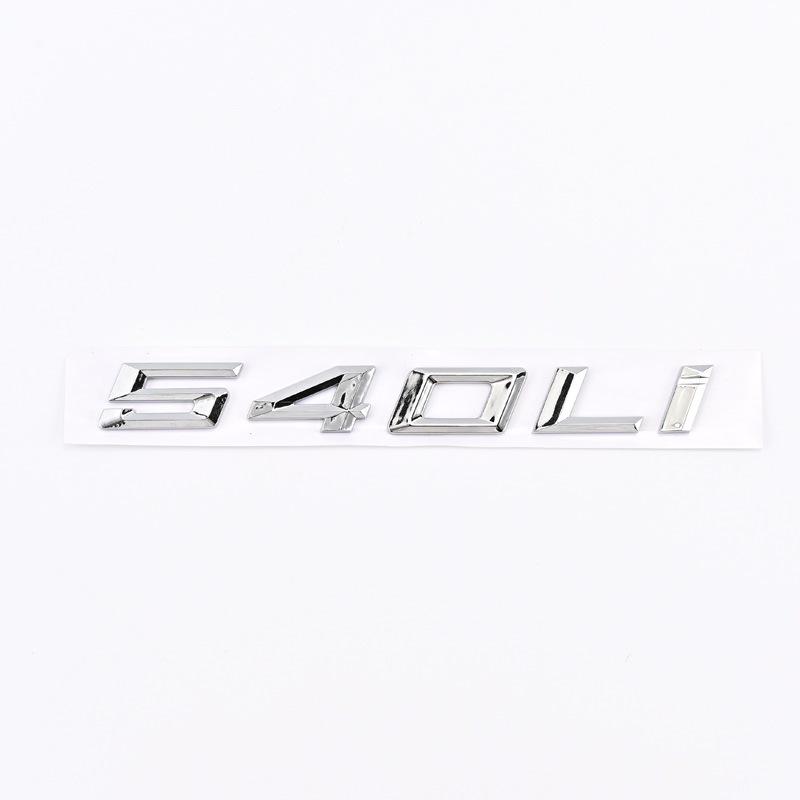 Rear Tail Logo Displacement Number for 2020-2023 BMW 5 Series 520Li, 525Li, 528Li, and 530