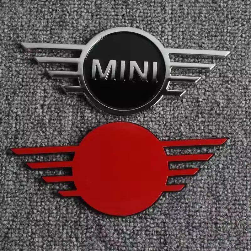 

14.5x6.5cm Metal Car Front Cover Badge Sticker Rear Emblem for MINI Countryman Clubman JCW F55 F56 R55 R56 R60 F60 Logo 14.6CM x 6.5CM
