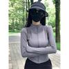 Sunscreen Clothing Jacket Women's 1011 New Summer Wear Slim-fitting Women's Clothing First Top Tight Pink Sweater Spring Wear