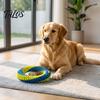 Tough Nylon Tug Toys Dog Dental Toy, Textured Woven Chew Interactive Teeth Cleaning Pet Care Round or Figure 8 Design, Washable Toy for Chewing