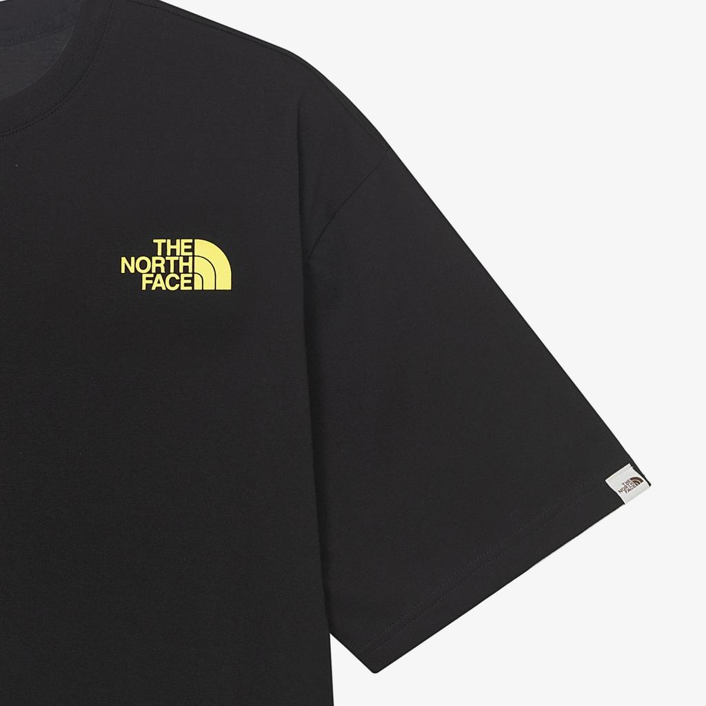 The North Face Printed Crew Neck Pullover Short Sleeve T-Shirt Men Tops Black NT7UR06J