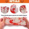 Cloth Halloween Blood Strip Horror Scene Decorative Props Quarantine Gauze Tape