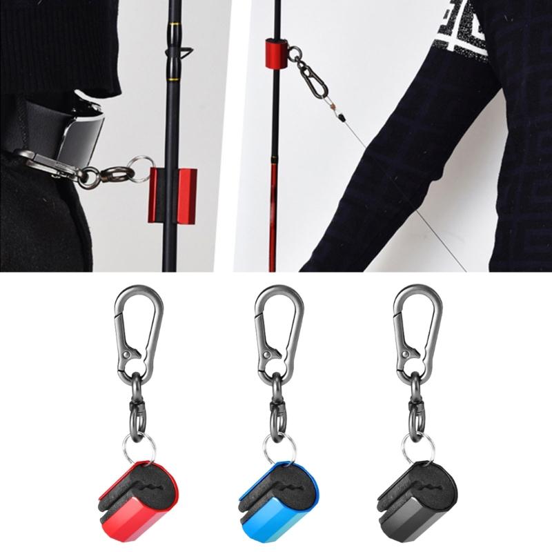 Fishing Rod Clips Wearable Fishing Rod Holder Stand Up Fishing Pole Holder Clips