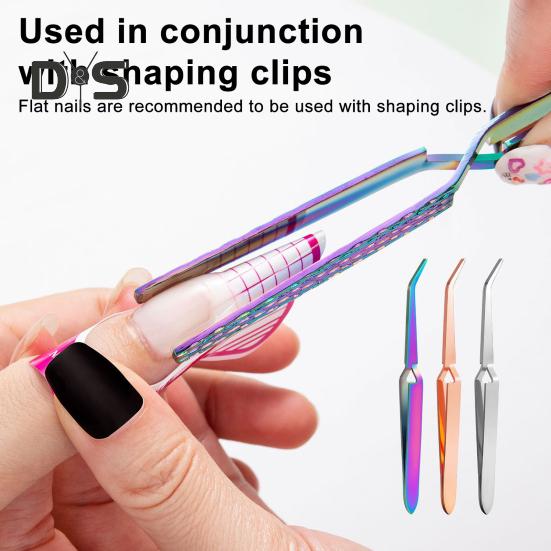 100 szt. Profesjonalne Formy do Długich Paznokci Akrylowe Formy Papierowe do Paznokci Łatwe w Użyciu Grube Formy do Przedłużania Paznokci Narzędzia do Manicure