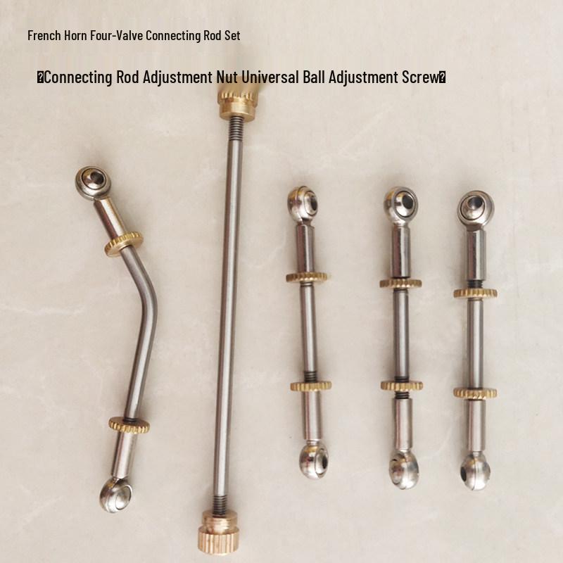 Sleutelstangenset voor Alt/Tenor/Hoorn: Universele Stelschroef & Moer voor Koperblaasinstrument Reparatie