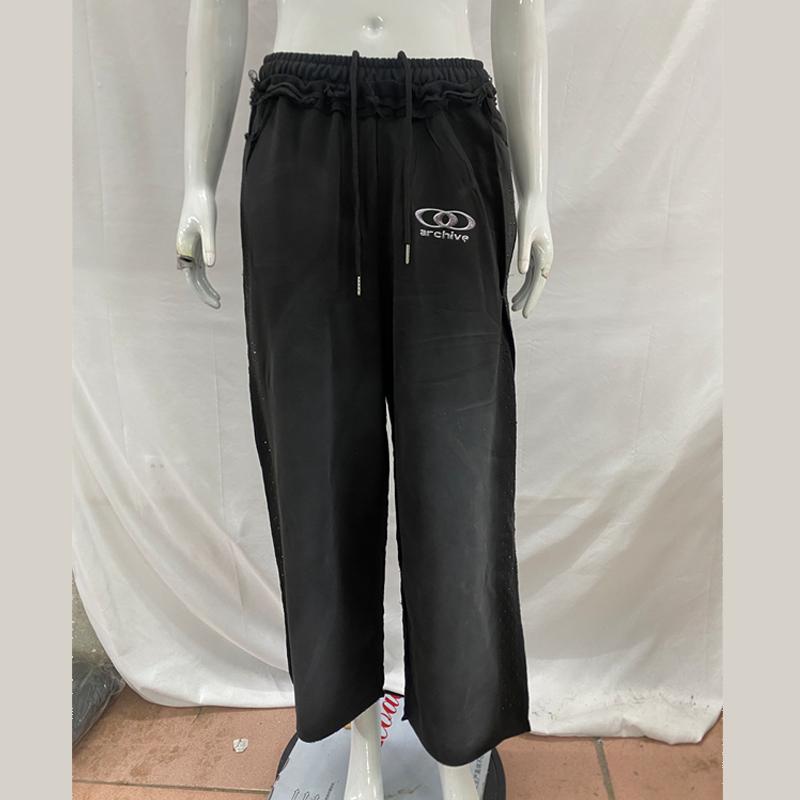 Europäischer und amerikanischer Stil Street Hot Stamping Retro Locker Trendy Lässig Gerades Bein Herren- und Damenhose