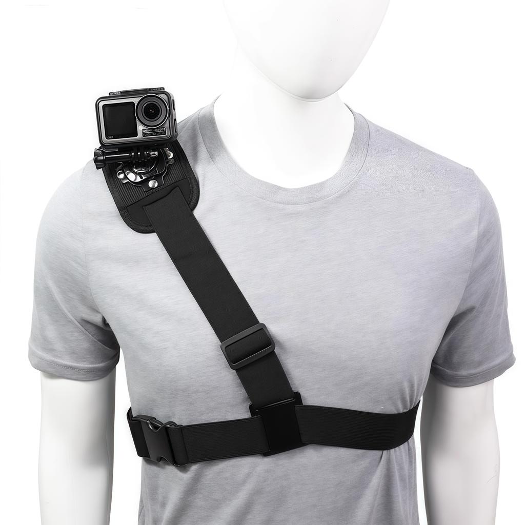 360° Rotation Shoulder Strap Mount Chest Harness Adapter For GoPro Hero 13 12 11 10 9 8 7 Dji Action 5 4  Camera Accessories