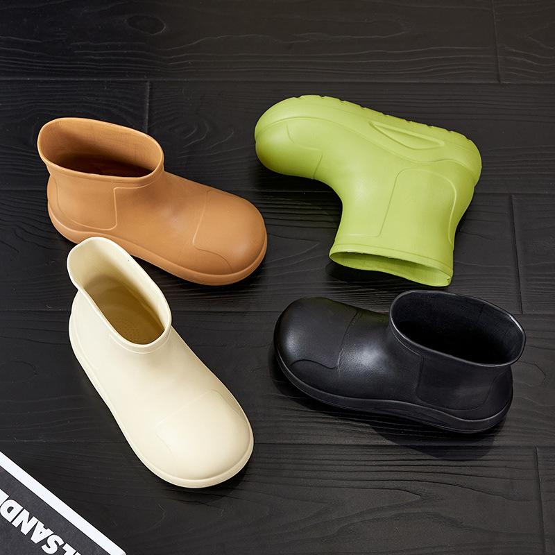 EVA Lightweight Rain Boots Waterproof Rain Shoes for Women and Students