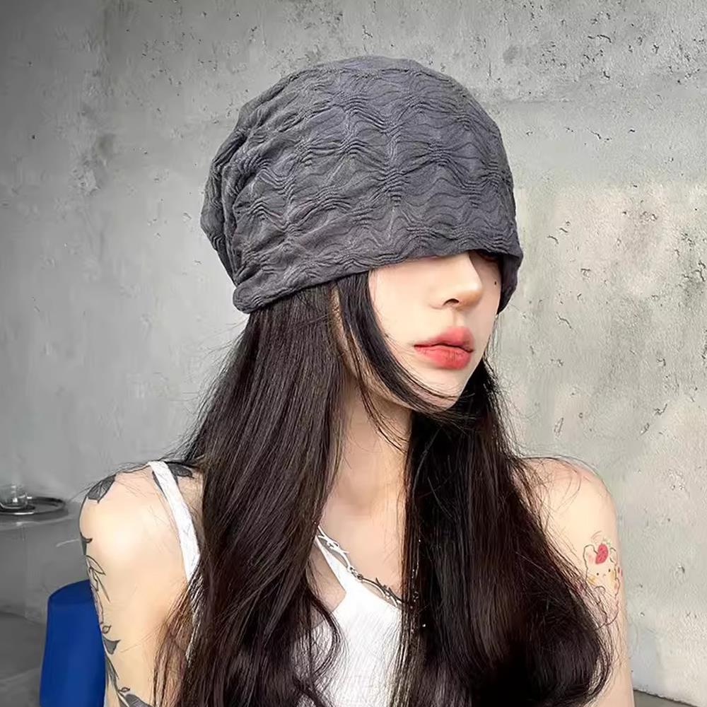 Women Beanies Caps Slouchy Summer Spring Casual Beanies Hat Pullover Solid Pop Casual Chemo Cap Outdoor Cycling Cap Soft Hat