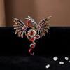 Dragon Mechanical Brooch With Zinc Alloy Material For Gothic Fashion And Giftgiving