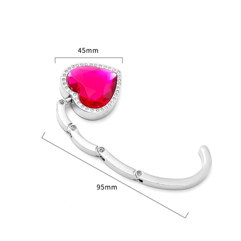 Folding Table Hook Portable Bag Parts Purse Bag Hanger Foldable Strong Load-Bearing Handbag Hook Holder Outdoor