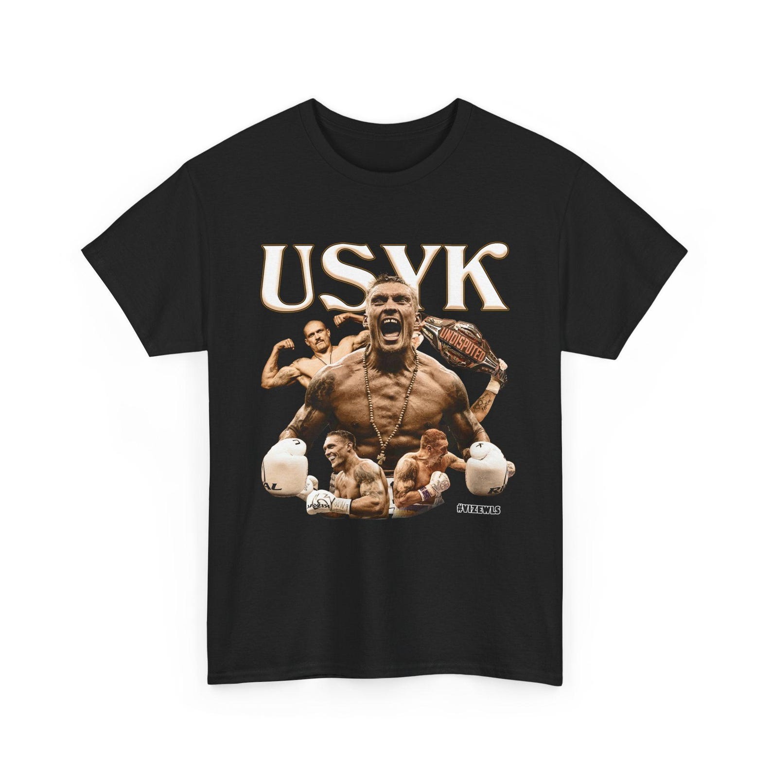 Usyk Undisputed Champ T shirt: Boxing Fan Unisex Tee S