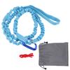 Bike Tow Rope Natural Length 1.7m Stretchable Design Nylon Alloy Portable Mountain Bike Pulling Rope for Outdoor