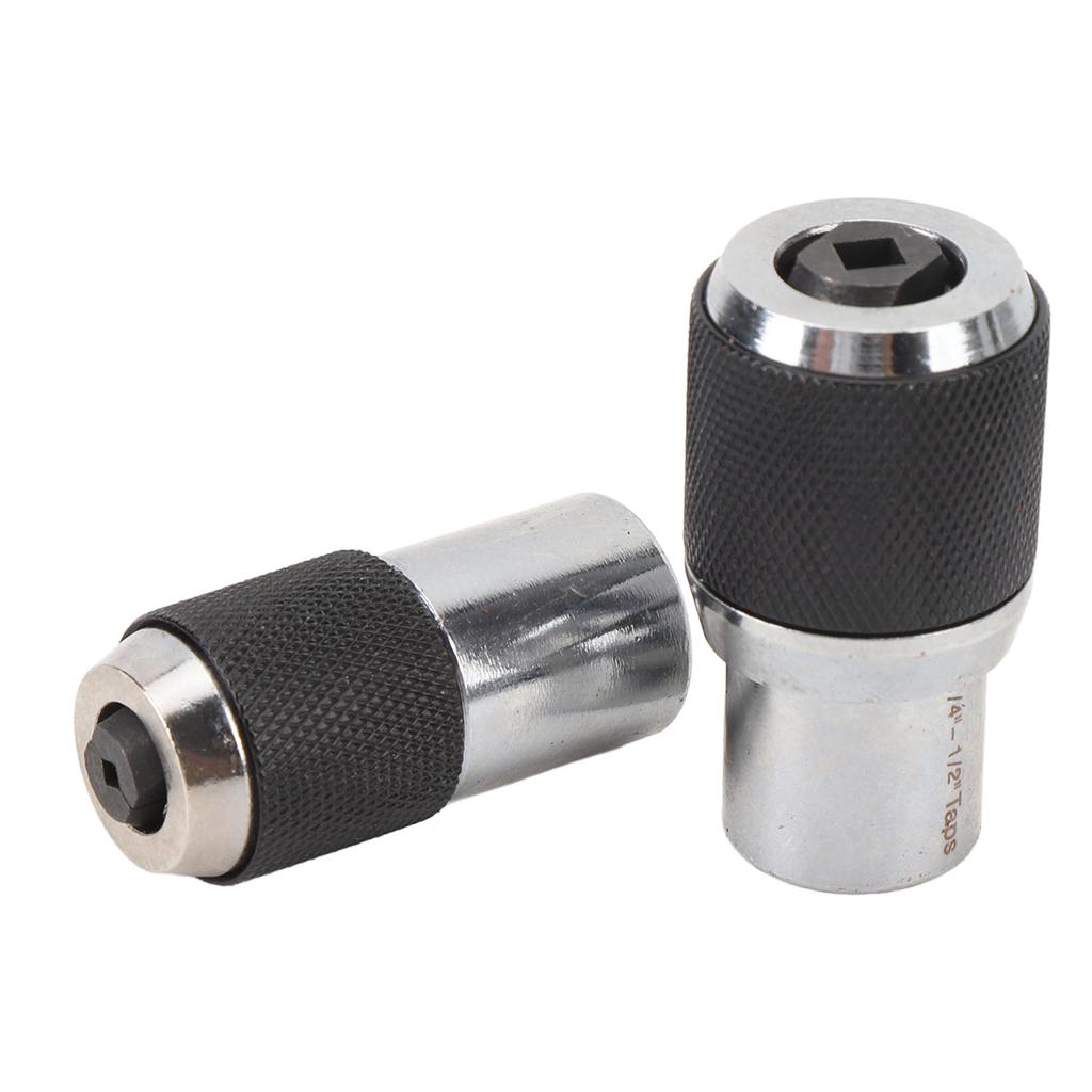 2PCS Tap Socket with 3 8 Drive Square Adapter 6 1 4 1 4 1 2 Inch Adjustable Tap Extractor Tool for M3 M6 M8 M12 Taps