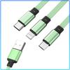 1Pcs Car Mounted Telescopic Three In One Mobile Phone Charger For Volvo XC60 XC90 S60 S80 S40 V40 V60 V70 V50 XC70