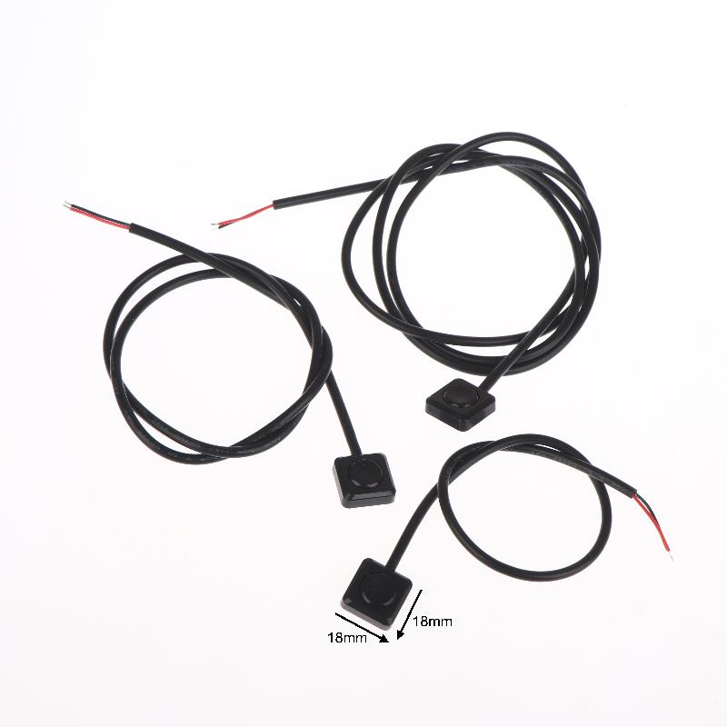 Auto Modifikation Klebeschalter, Mini Momentary Drucktaster, Klebe-DIY Auto Drucktaster, 12V Ein/Aus-Taster