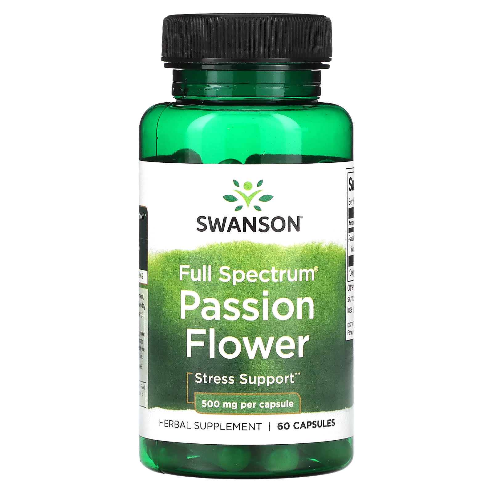 

Full Spectrum Passion Flower, 500Mg, 60 Capsules