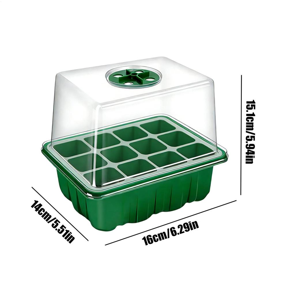 Seedling Starter Tray 5-Piece Reusable Space-Saving Holder Seedling Starting Tray For Beginner Gardeners Friends Enthusiast