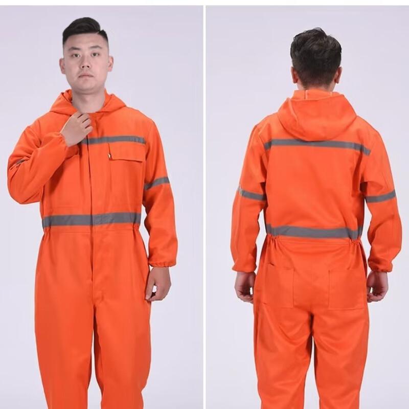 DAXTE Spring Autumn Reflective Work Coveralls M-XXXXL