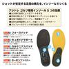 BMZ Insole Black M AT-T051 (25.0-26.5)