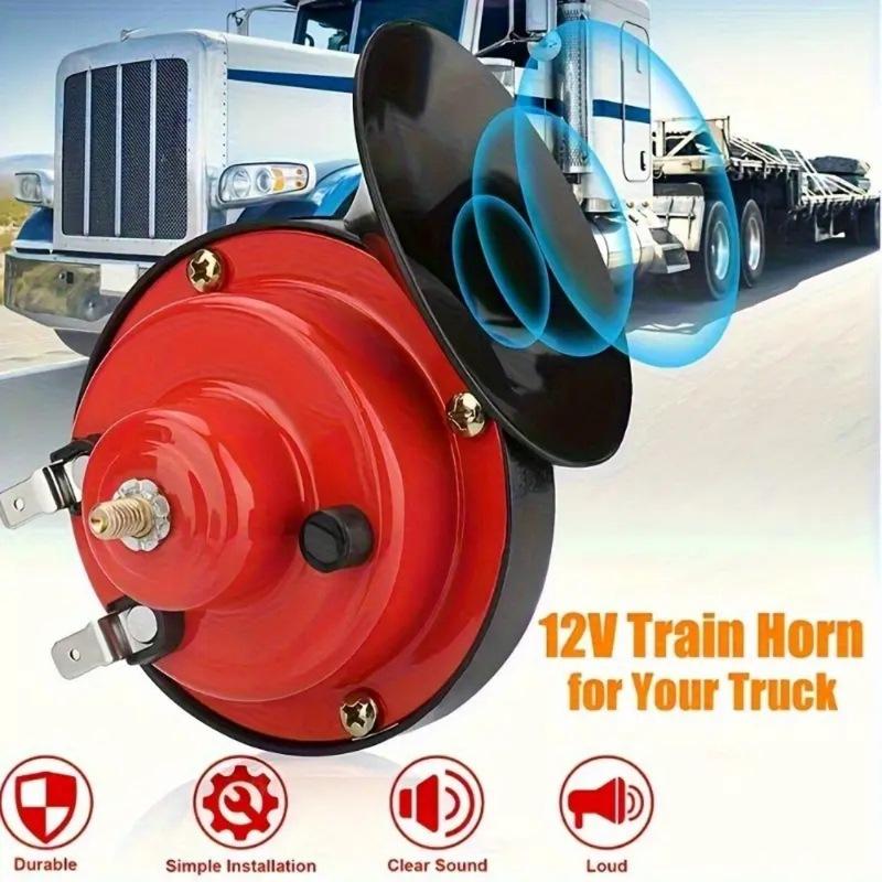Car Snail Shaped Horn High Pitched Universal Whistle Waterproof Car Motorcycle Modified 12V High and Low Dual Tone Horn