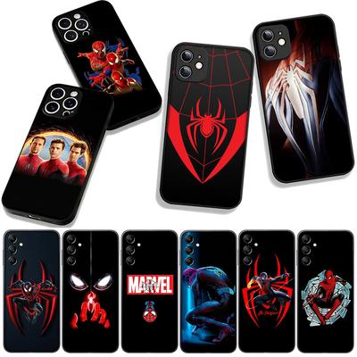 Super Hero Marvel Spider Man Spiderman Cover Phone Case for Apple iPhone 16 15 14 Plus 13 12 Mini 17 Pro Max + ProMax 16E Air