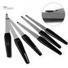 Puntos 5Pcs Metal Double Sided Nail Files Strong Edge Manicure Pedicure Grooming Tool