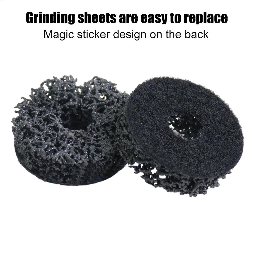 Stud Rust Removal Tool Wheel Stud Resurfacing Kit Clean Lug Nuts Paint Stripping Tool Grinding Heads Polish for Drivers Men