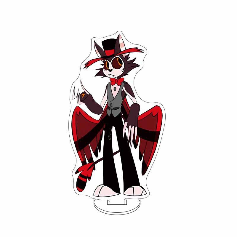 

10Cm Hazbin Hotel 2 Acrylic Standing Plates Charlie Vaggie Ad Alastor Husk Acrylic Standee Desktop Ornament Decorative 10cm