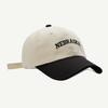 Padded Baseball Cap With Embroidered Lettering For Casual Outdoor Wear