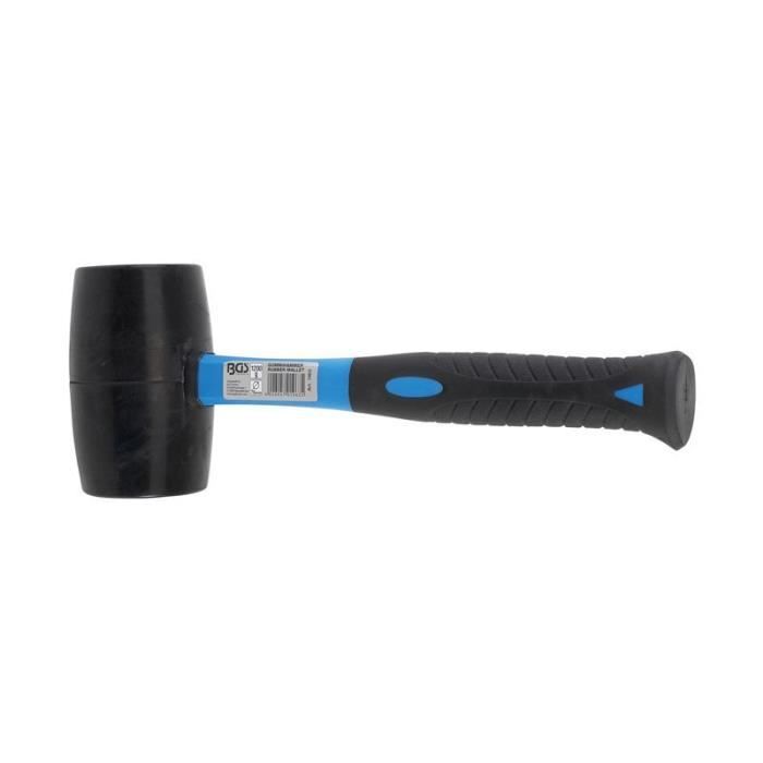 Maillet caoutchouc - BGS TECHNIC - Manche fibres de verre - 1200 g - Noir