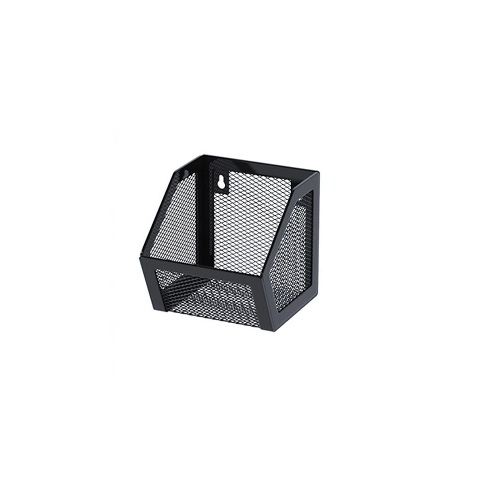 Настенная корзина для хранения Хранение специй Черный Белый Корзина с дренажом Без сверления Полка для чеснока имбиря лука специй