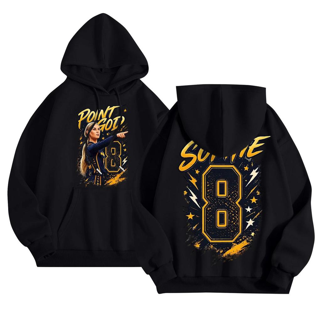Unisex Lightweight Long Sleeve Pullover Hoodie with Pocket and Print for Casual Wear