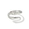 Niche design, light luxury, high-end sense, small vinegar bag, spirit snake opening ring, personalized simple snake opening ring