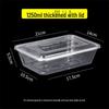Biaoxing Disposable Rectangular Plastic Food Containers