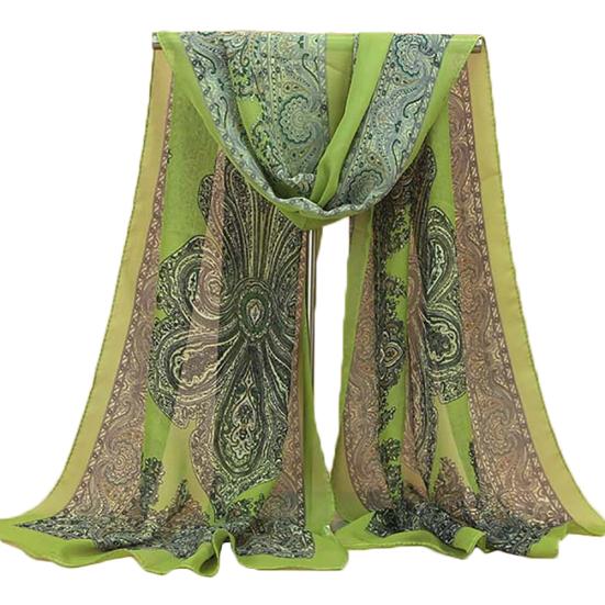 Women Fashion Long Leopard Shawl Scarf Wrap Lady Chiffon Wrap Stole Gift