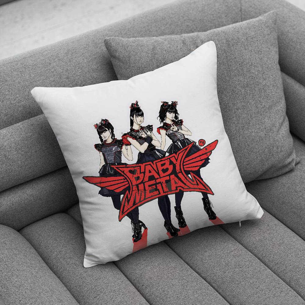 BBabymetal Metal Forth Pin Pillow Case Pillowcase Home Sofa Cushions Car Cushions Pillowcover Office Pillowshell Pillow