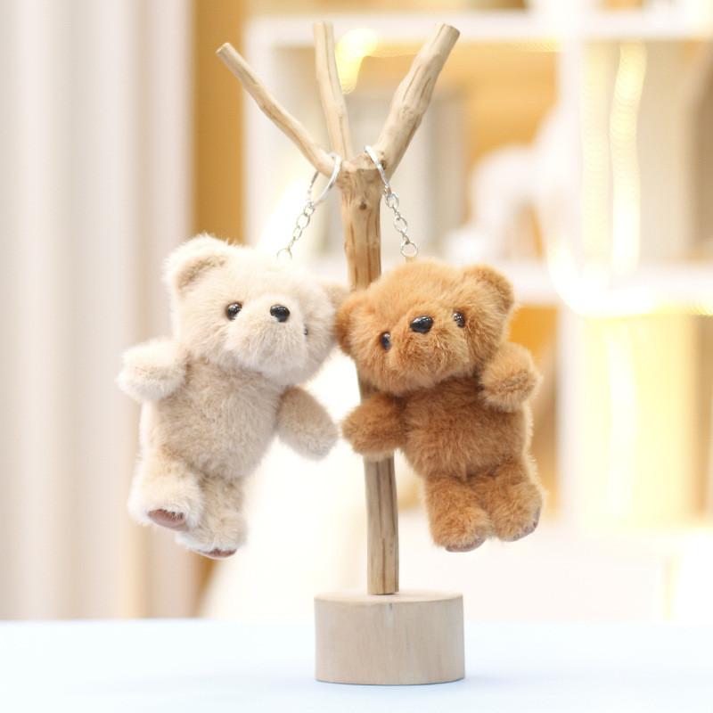 Cuter Bear Plush Doll With Super Soft Short Pile For Dolls And Pendant Bag
