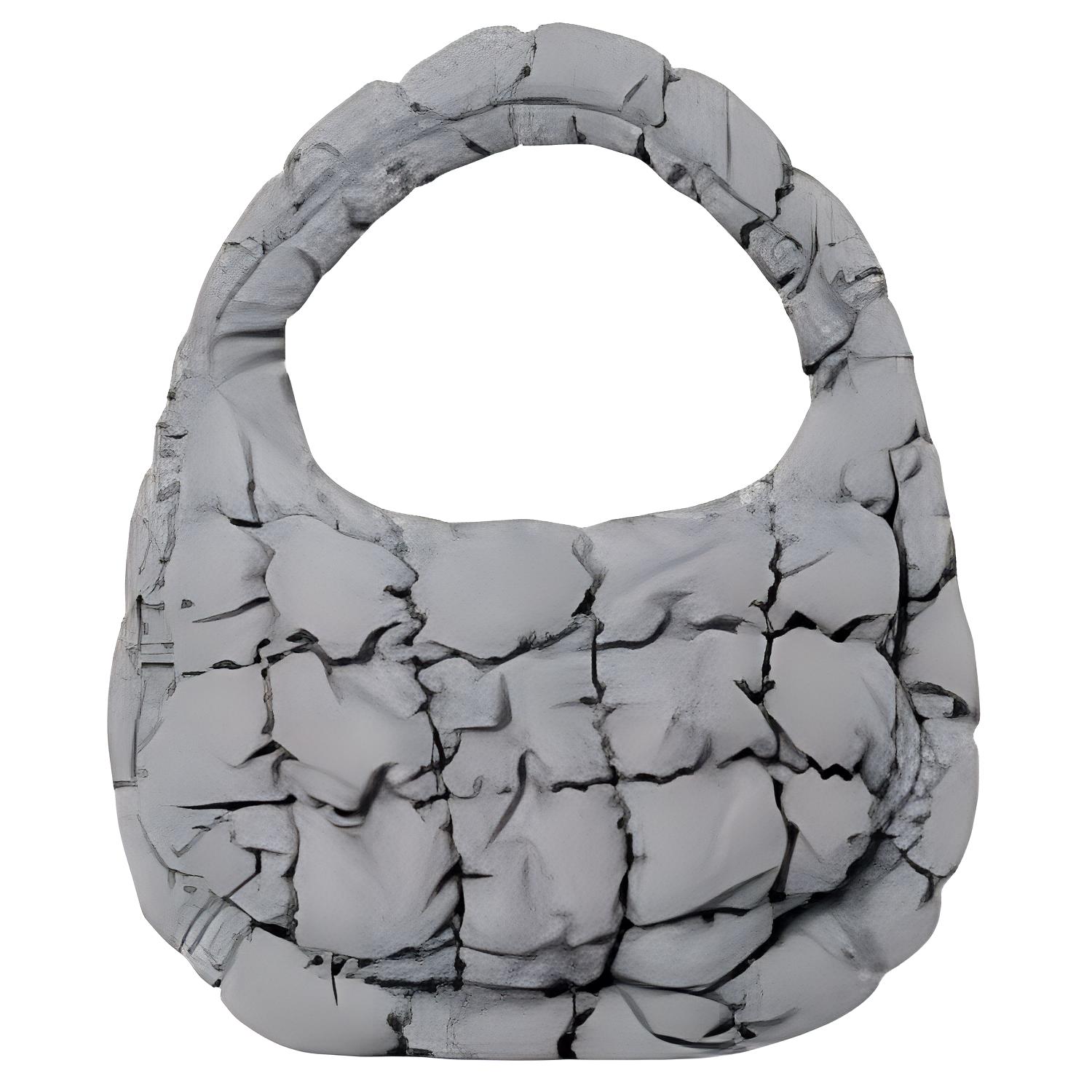 COS Quilted Texture Zipper Top Handle Bag Women handbags Gray 1171064039 Gray