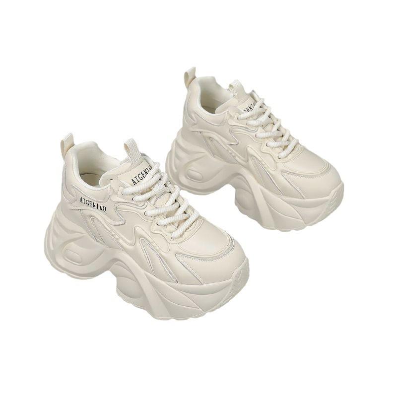 Dad shoes women's autumn new super fire muffin thick-soled inner height-increasing sports and leisure shoes