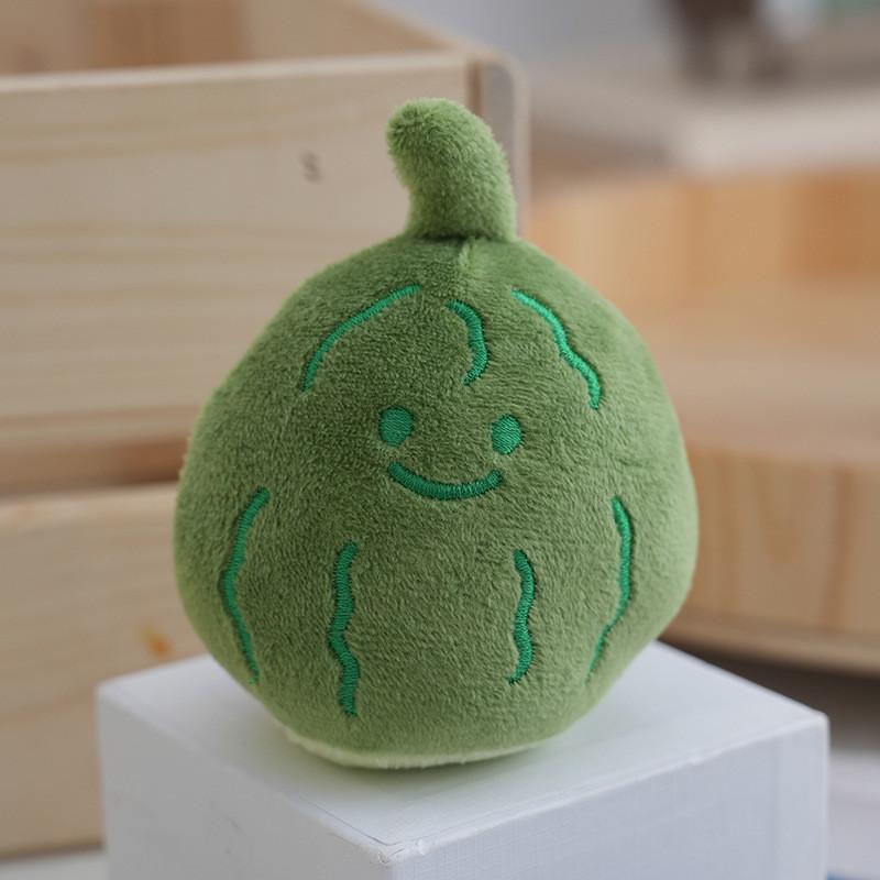 

Creative Doll Plush Machine Vegetables Cute Broccoli Onion Ginger Garlic Gift Keychain 10cm Bitter Melon