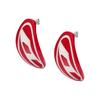 Diesel Accessory Dx1401040 Oval D Logo Resin Earrings